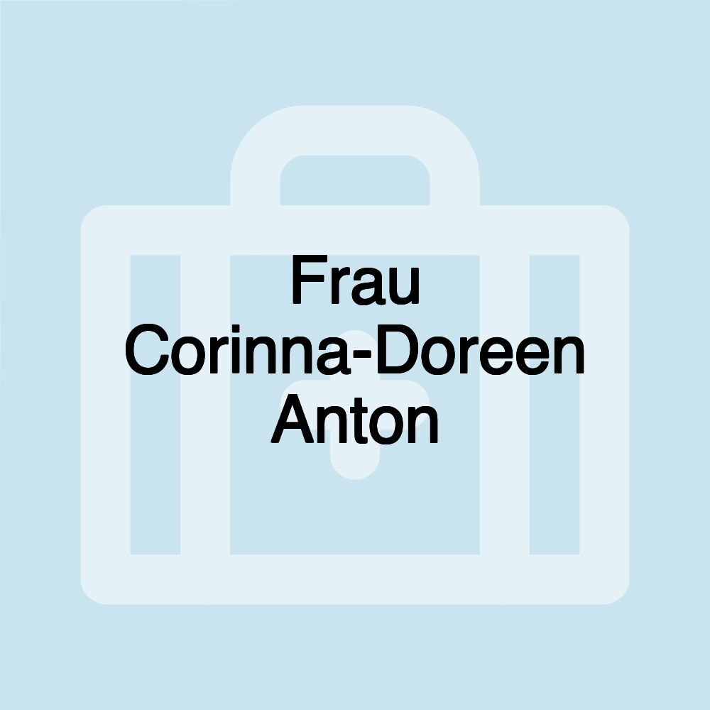 Frau Corinna-Doreen Anton