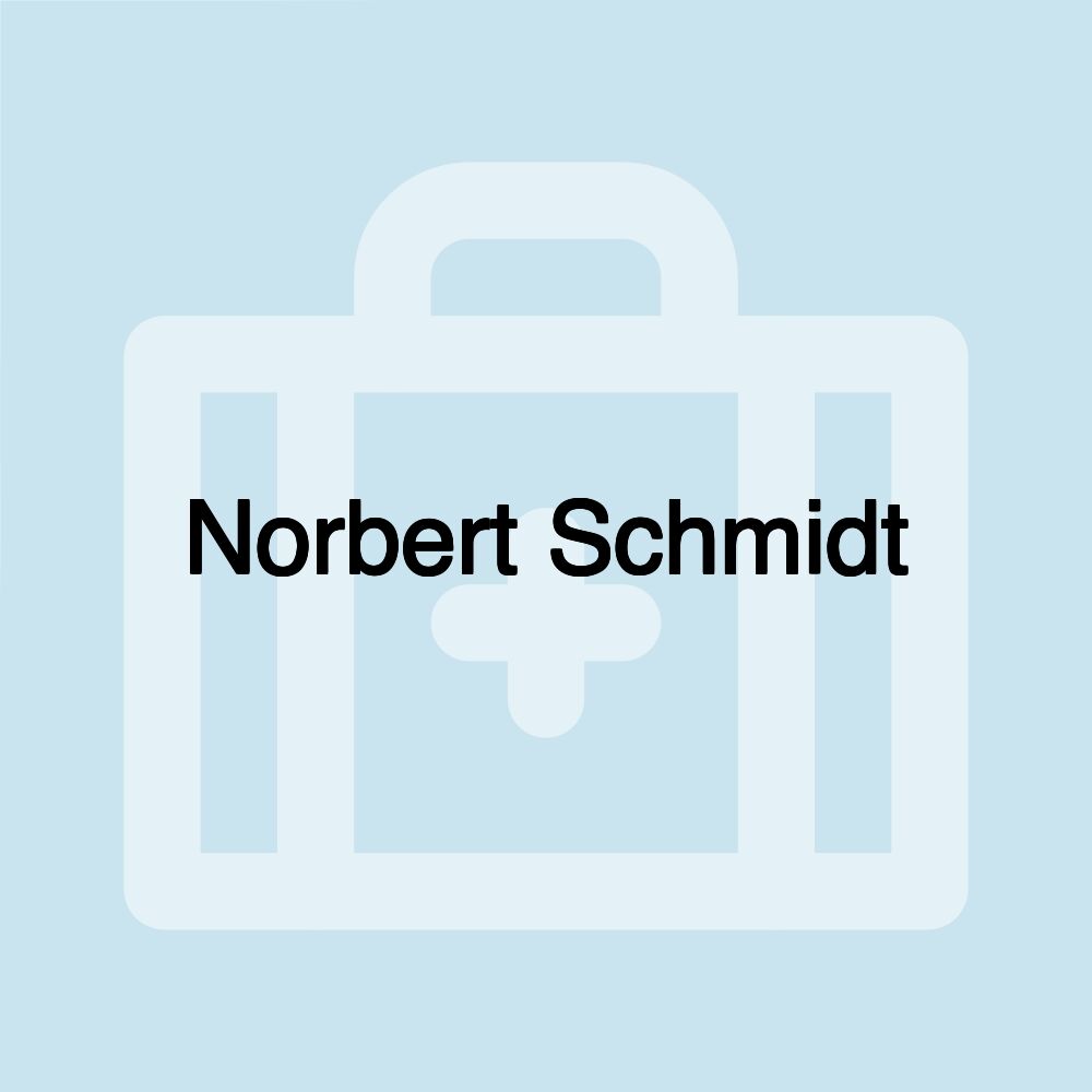 Norbert Schmidt