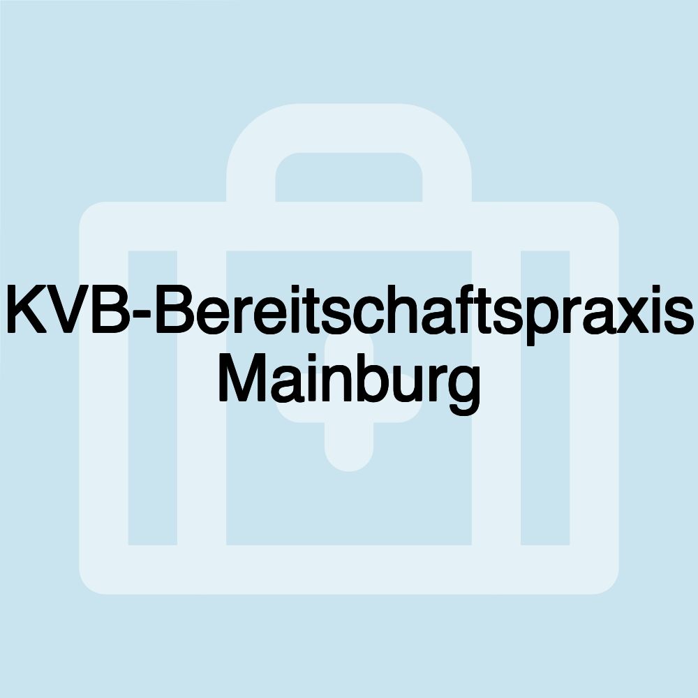 KVB-Bereitschaftspraxis Mainburg