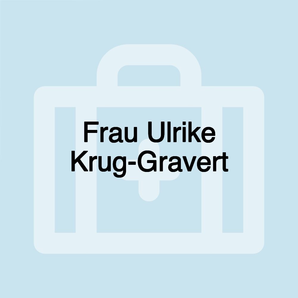 Frau Ulrike Krug-Gravert