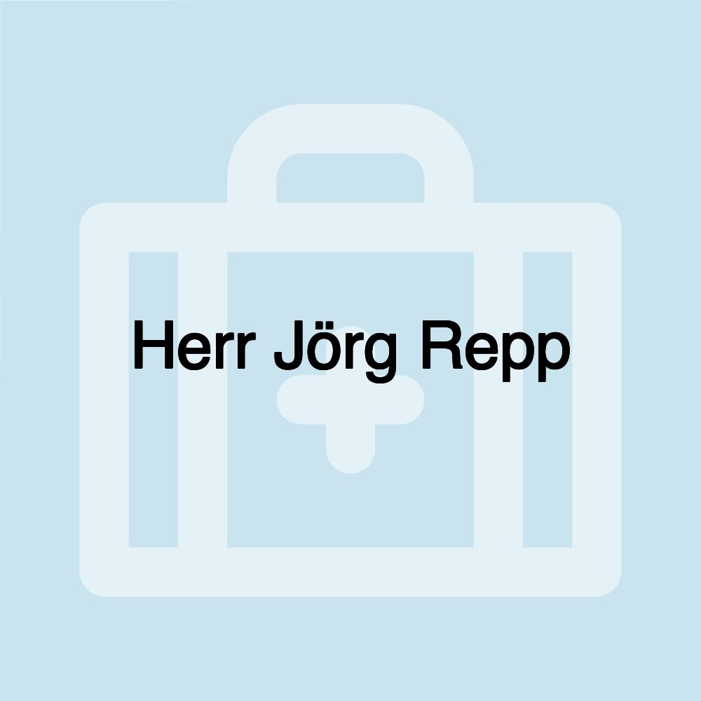 Herr Jörg Repp