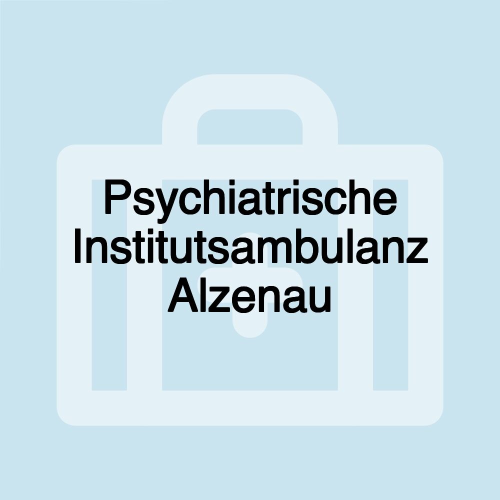 Psychiatrische Institutsambulanz Alzenau