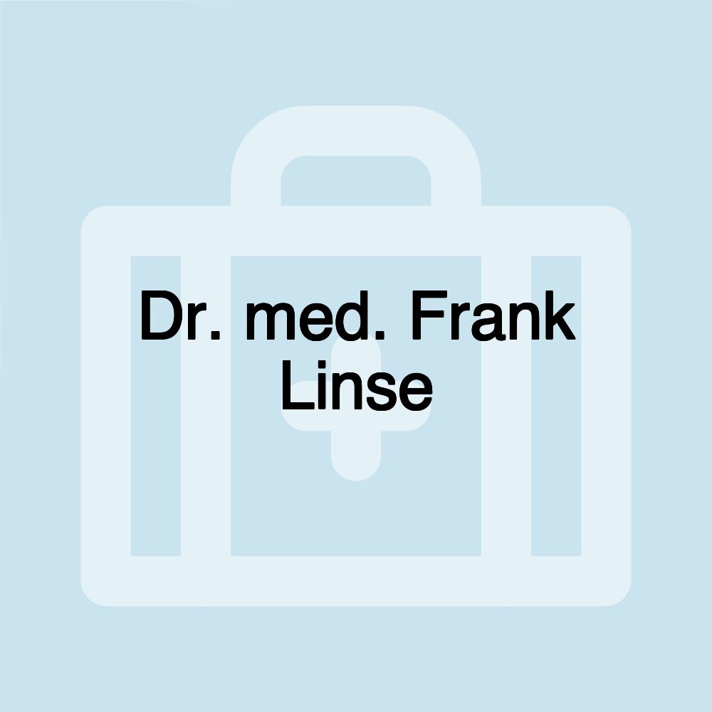 Dr. med. Frank Linse