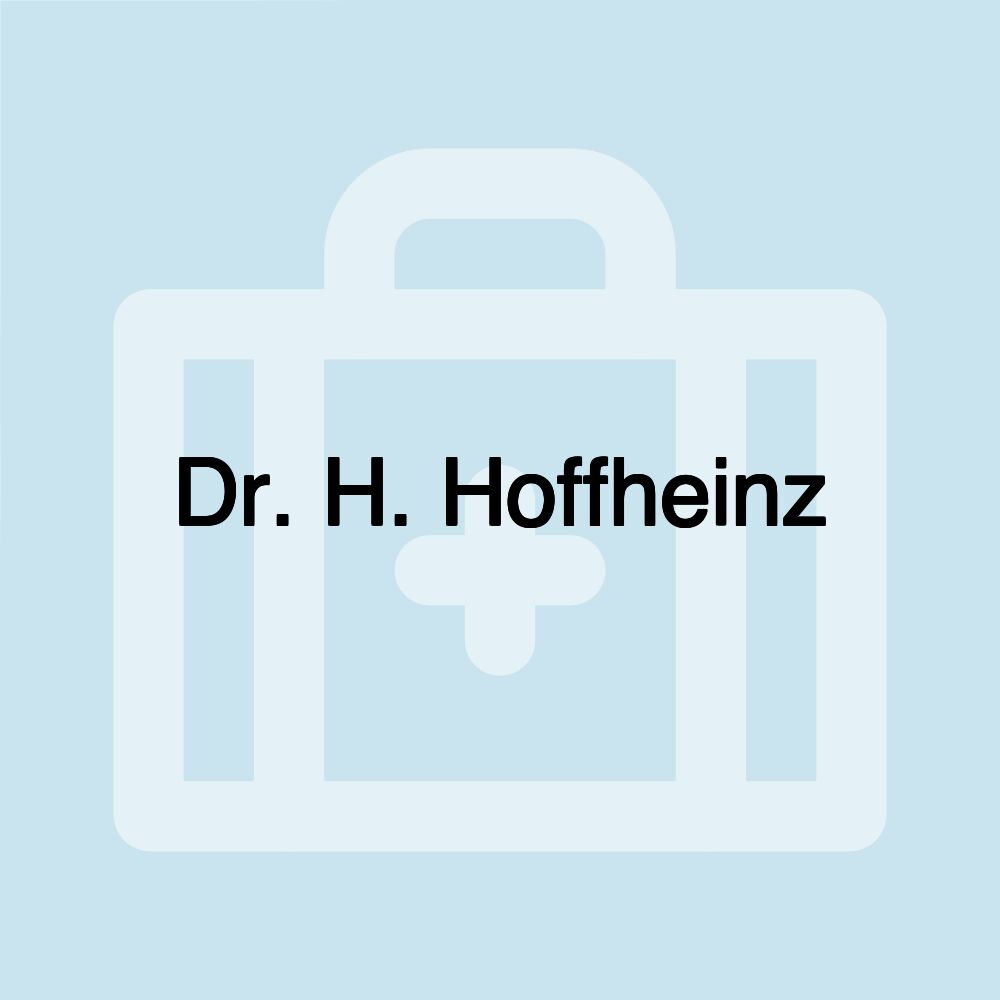 Dr. H. Hoffheinz