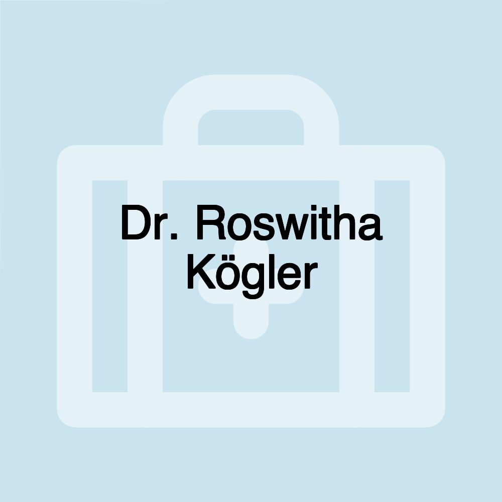 Dr. Roswitha Kögler