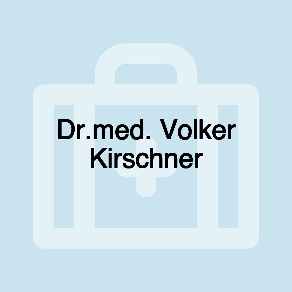 Dr.med. Volker Kirschner