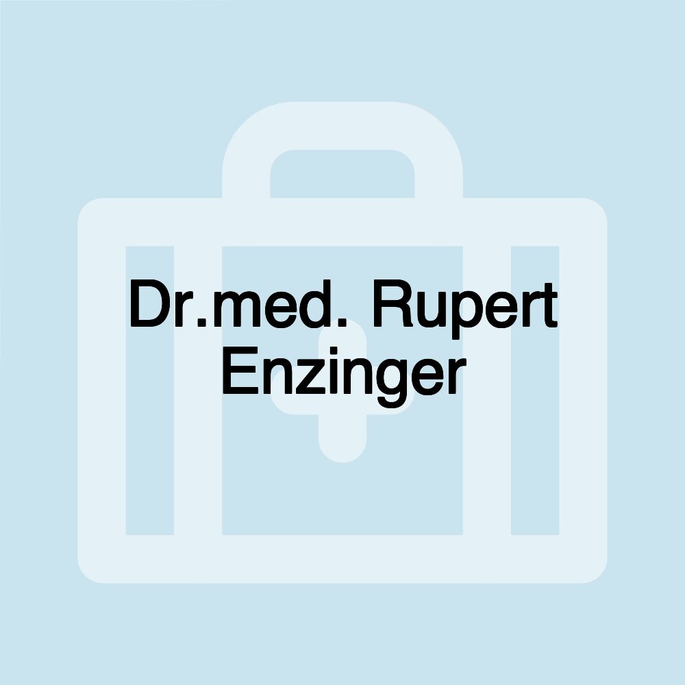 Dr.med. Rupert Enzinger