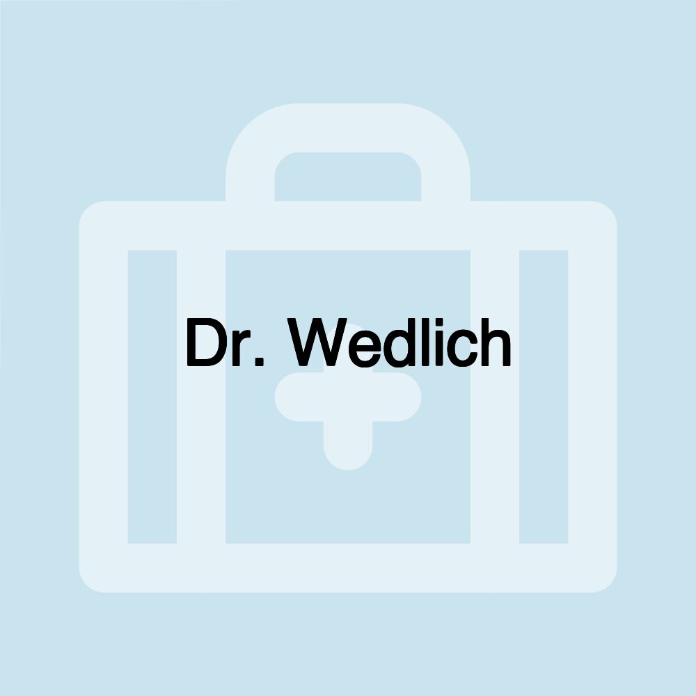 Dr. Wedlich