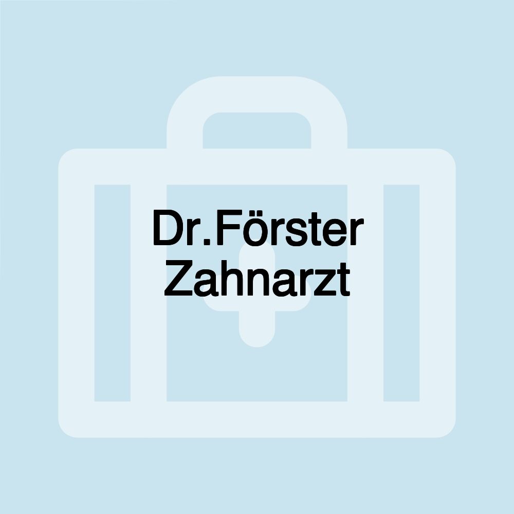 Dr.Förster Zahnarzt