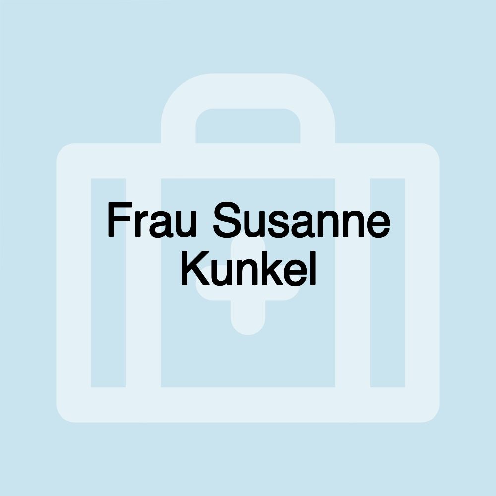 Frau Susanne Kunkel