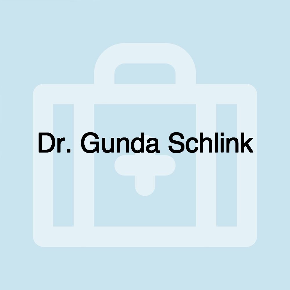 Dr. Gunda Schlink