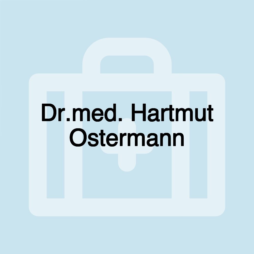 Dr.med. Hartmut Ostermann