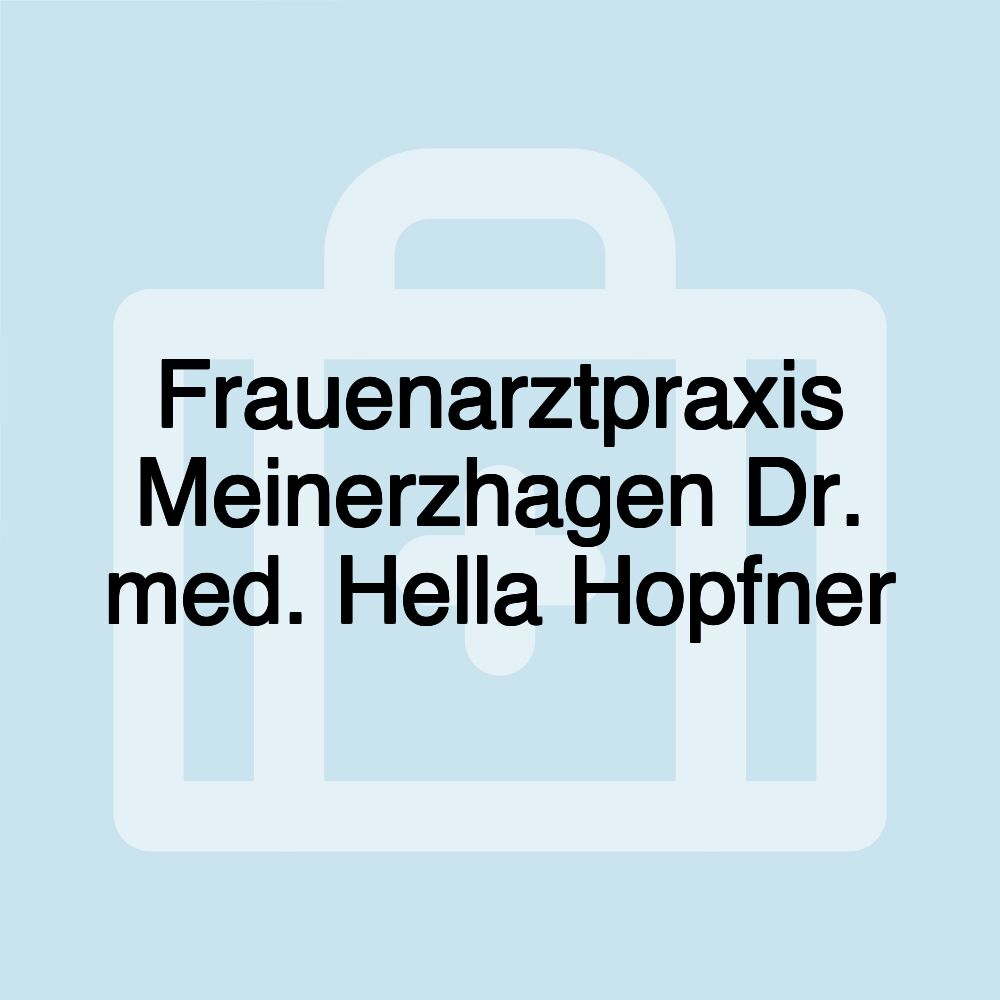 Frauenarztpraxis Meinerzhagen Dr. med. Hella Hopfner