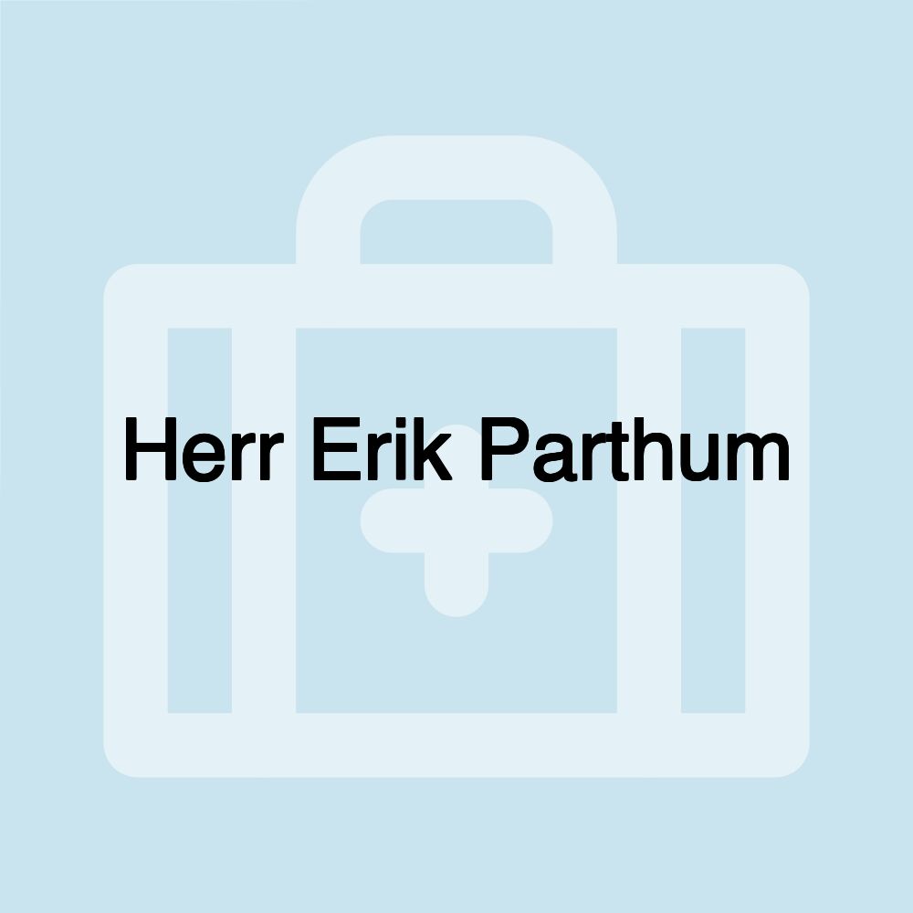 Herr Erik Parthum