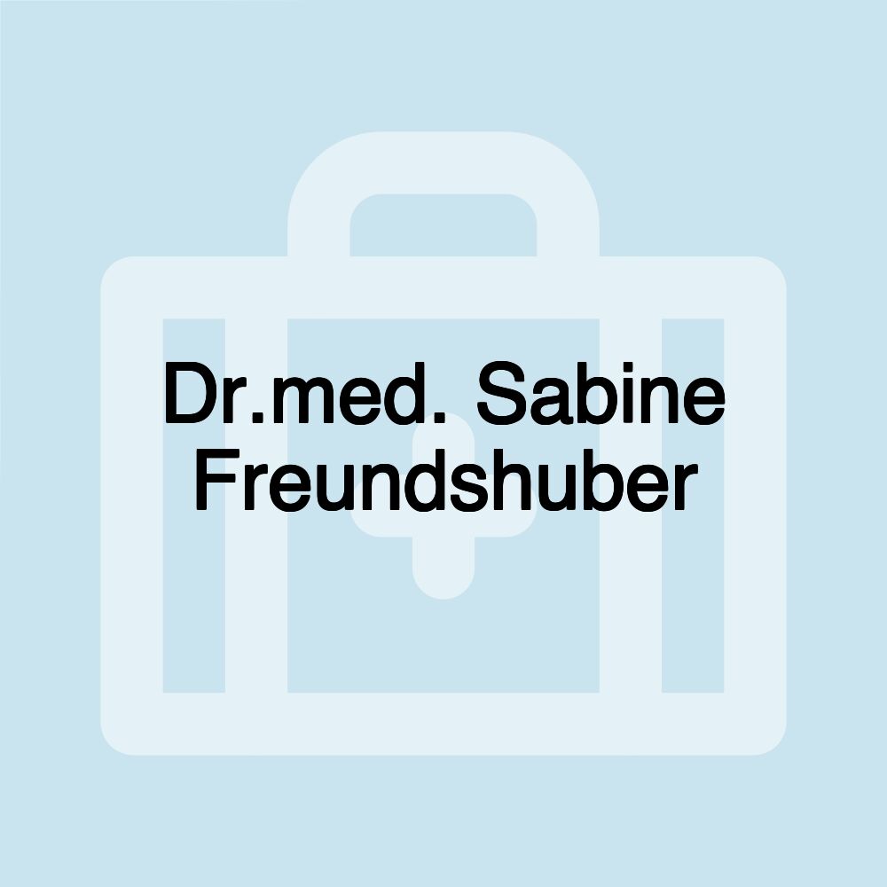 Dr.med. Sabine Freundshuber