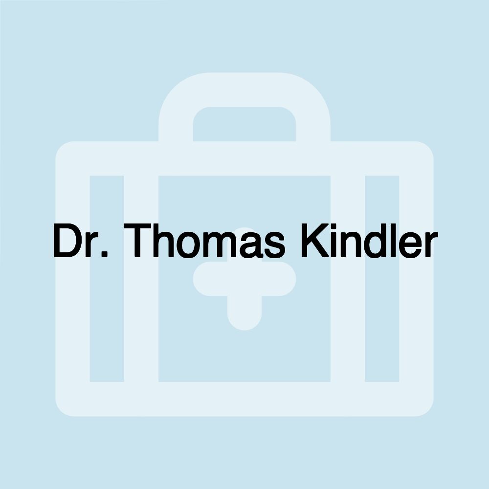 Dr. Thomas Kindler