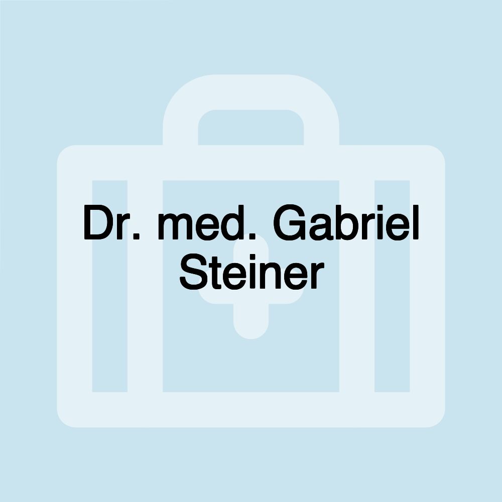 Dr. med. Gabriel Steiner