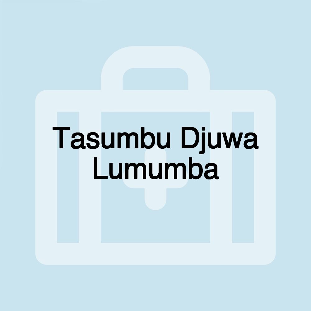 Tasumbu Djuwa Lumumba