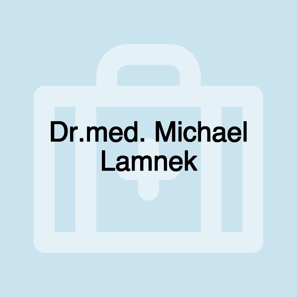 Dr.med. Michael Lamnek