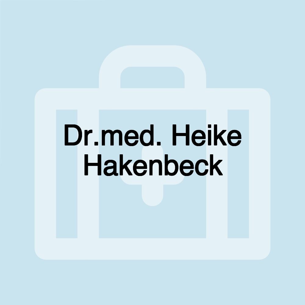 Dr.med. Heike Hakenbeck