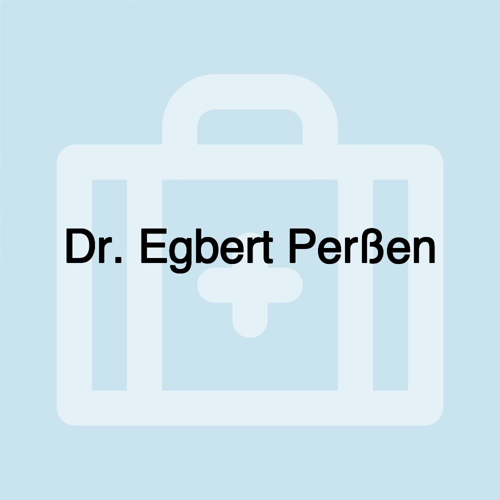 Dr. Egbert Perßen