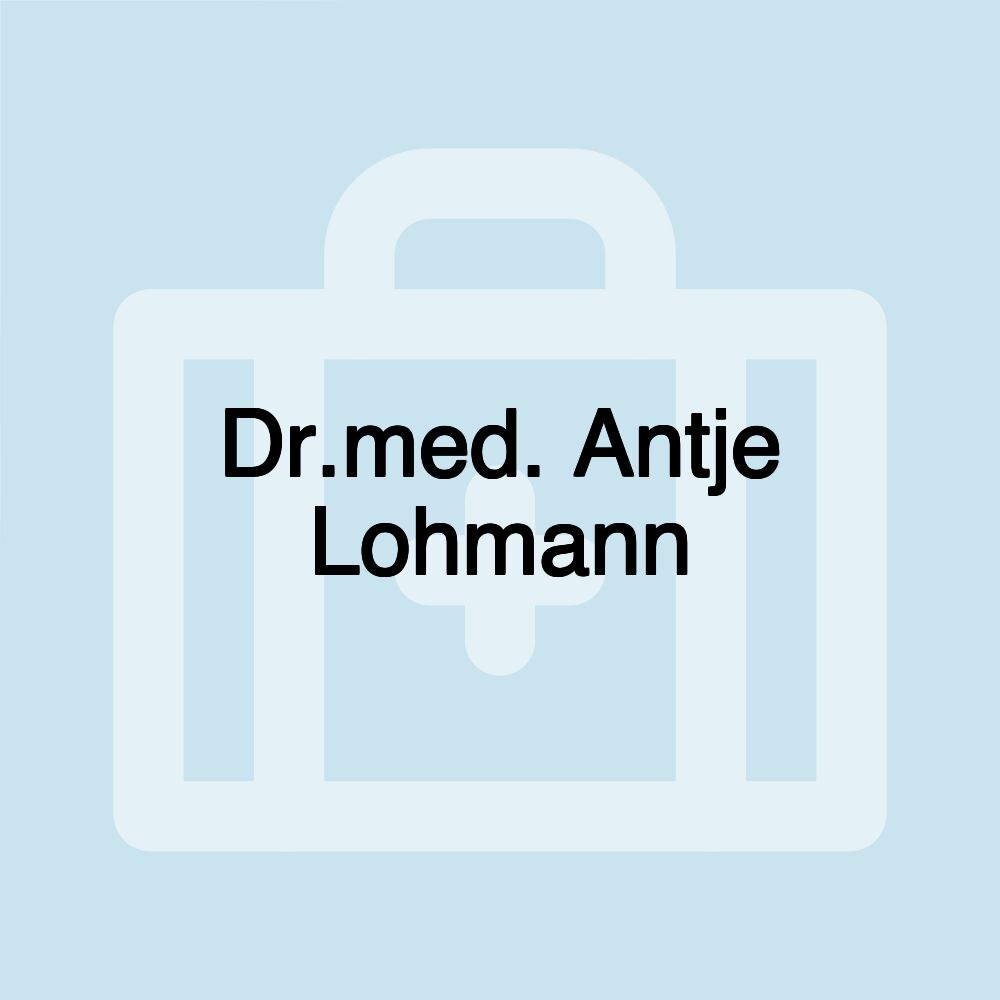 Dr.med. Antje Lohmann