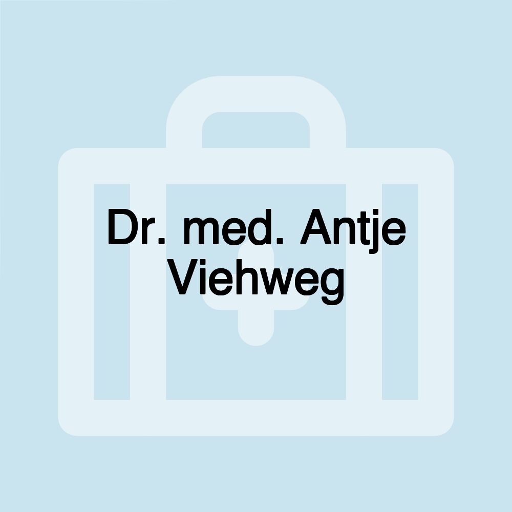 Dr. med. Antje Viehweg