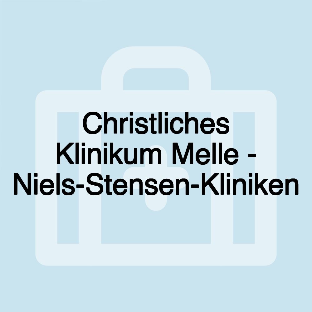 Christliches Klinikum Melle - Niels-Stensen-Kliniken