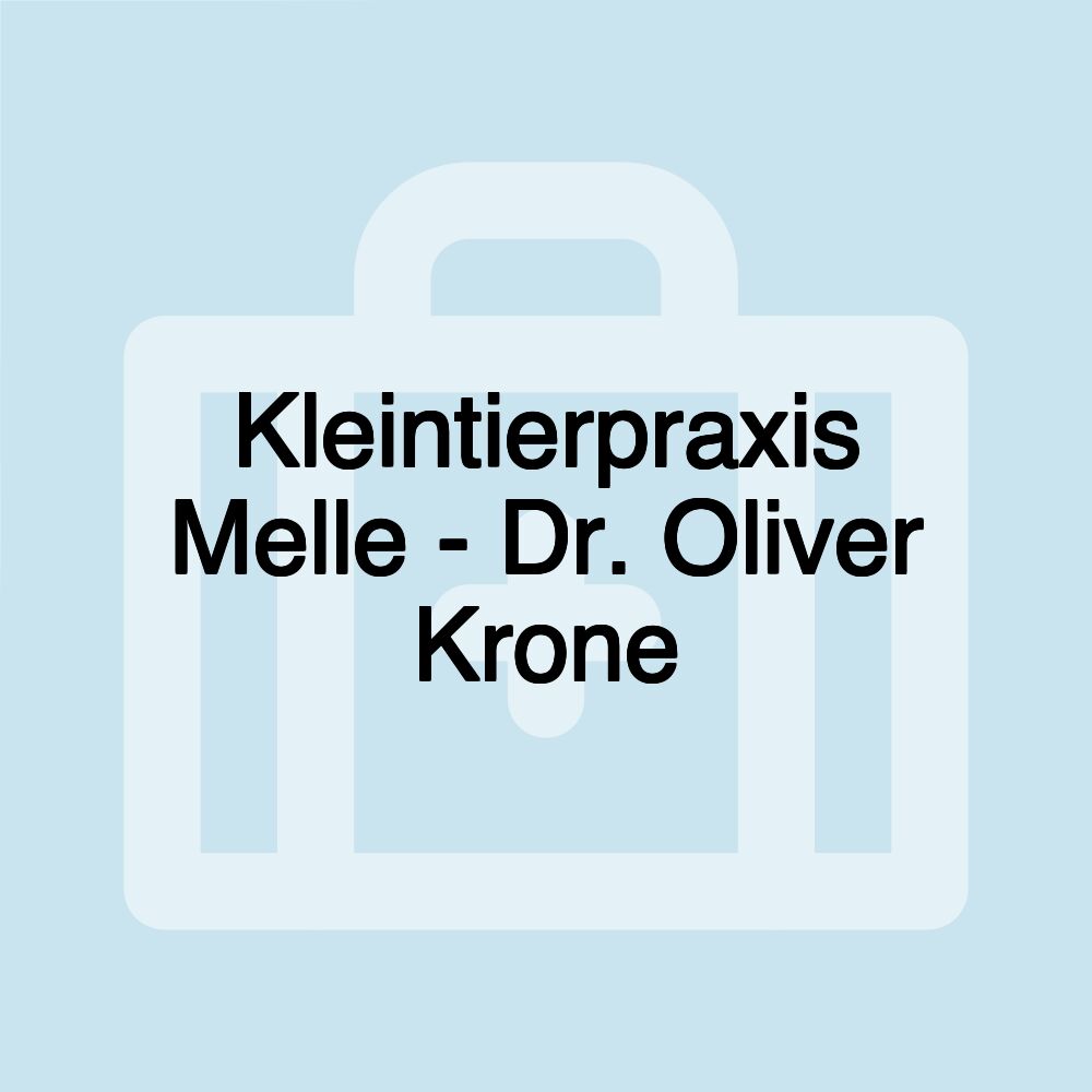 Kleintierpraxis Melle - Dr. Oliver Krone