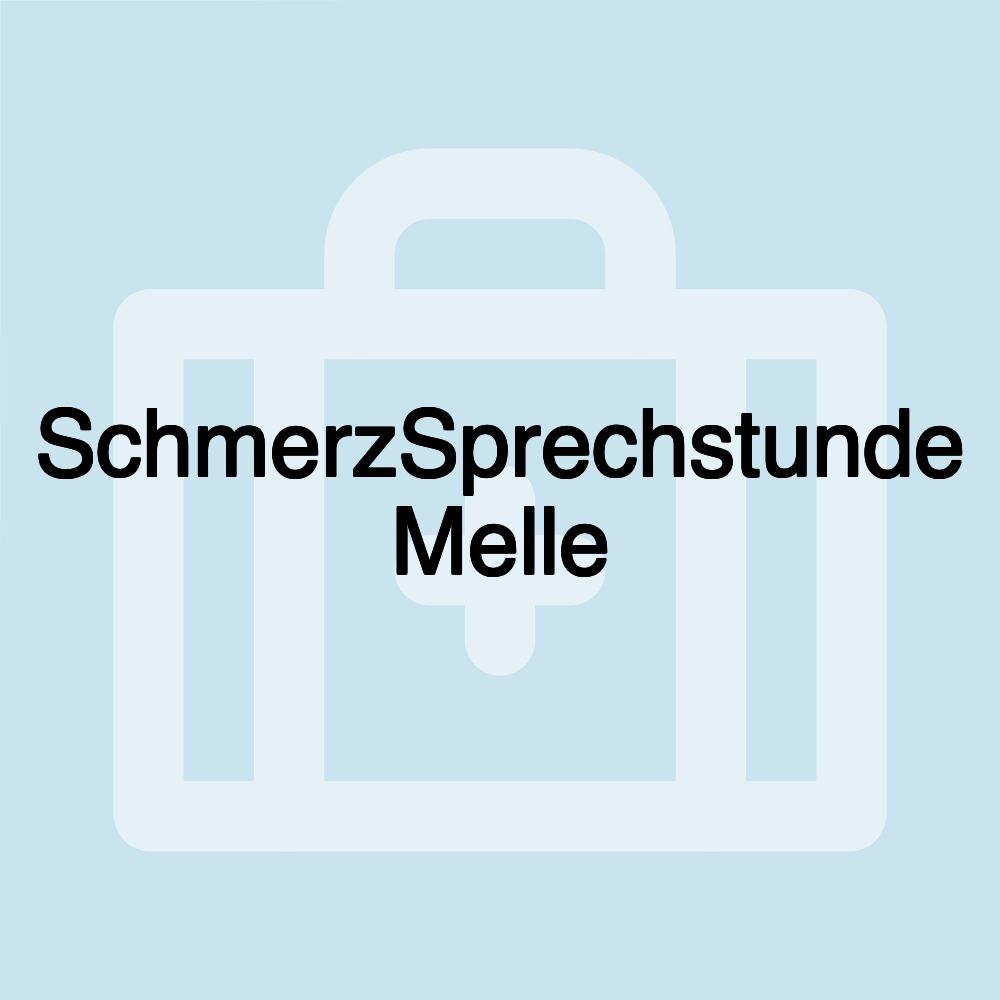 SchmerzSprechstunde Melle