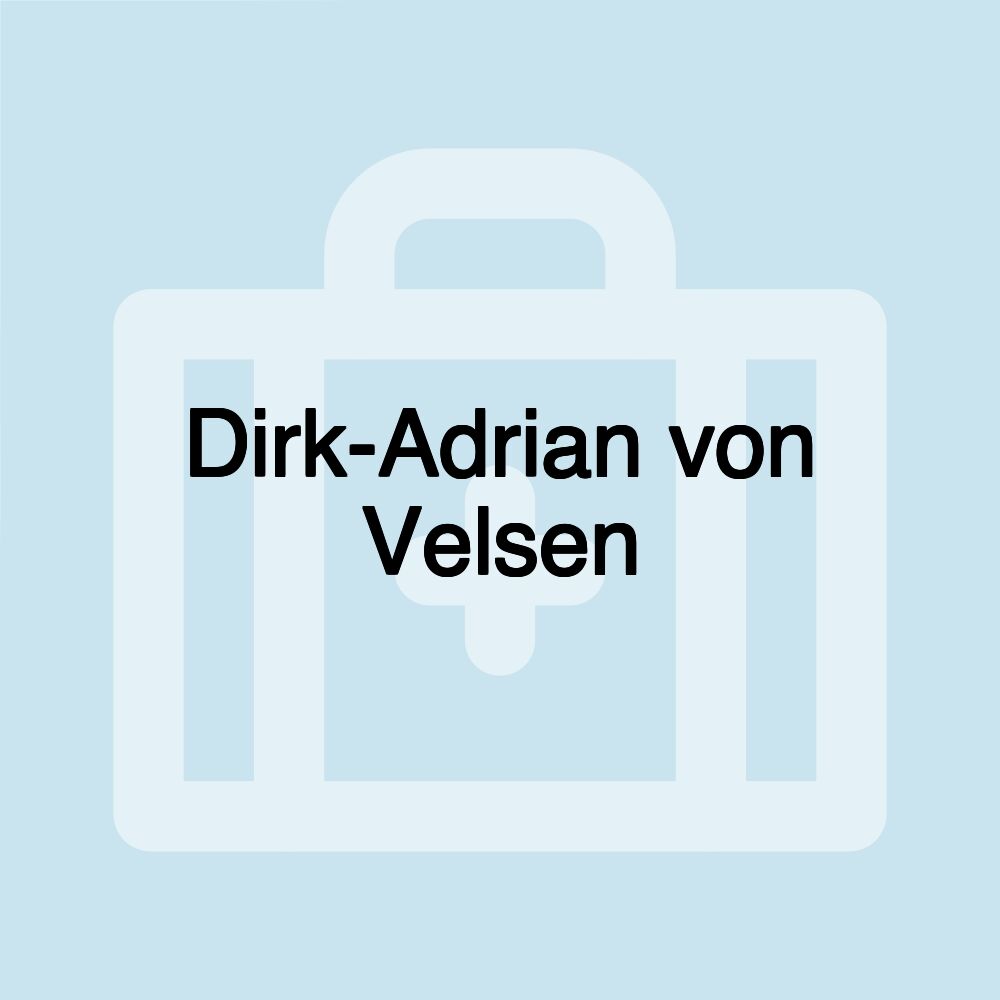 Dirk-Adrian von Velsen