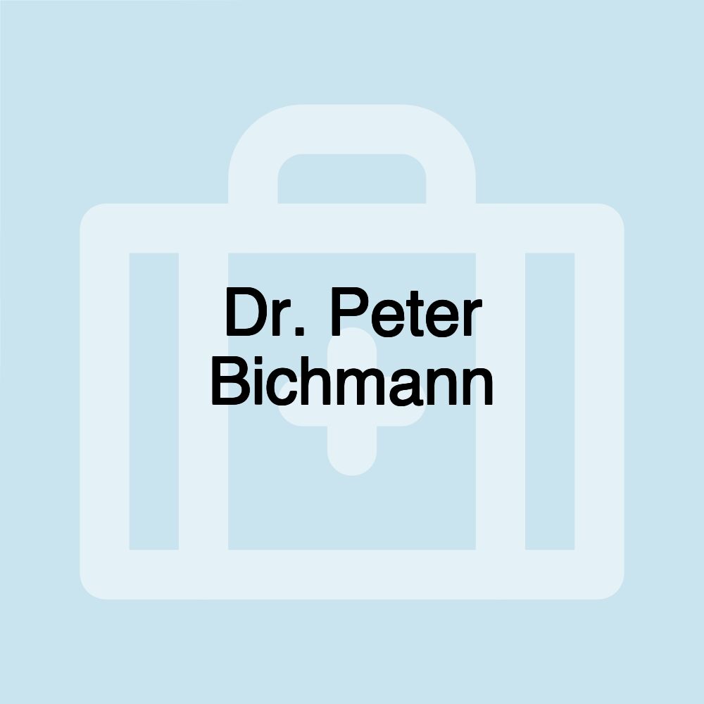 Dr. Peter Bichmann