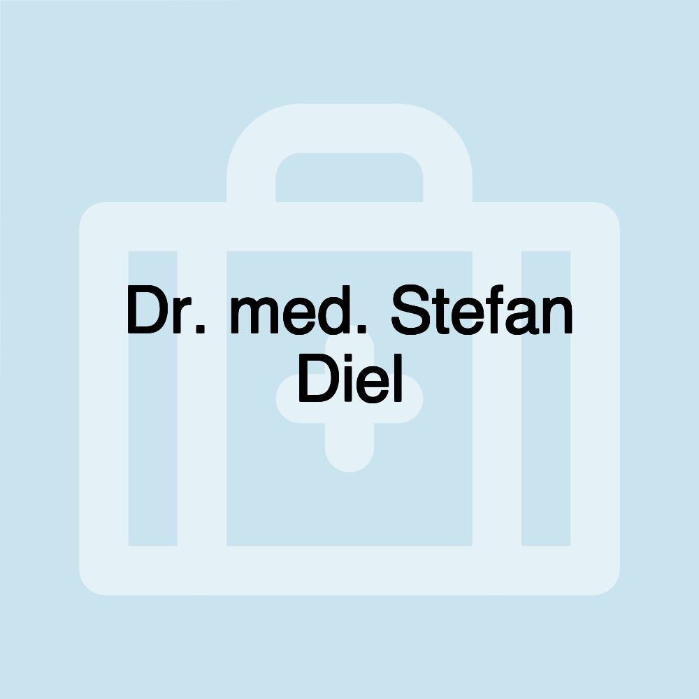 Dr. med. Stefan Diel