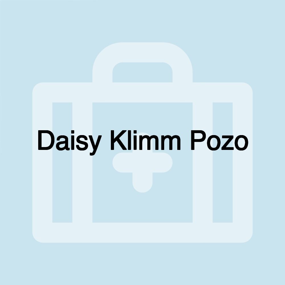 Daisy Klimm Pozo