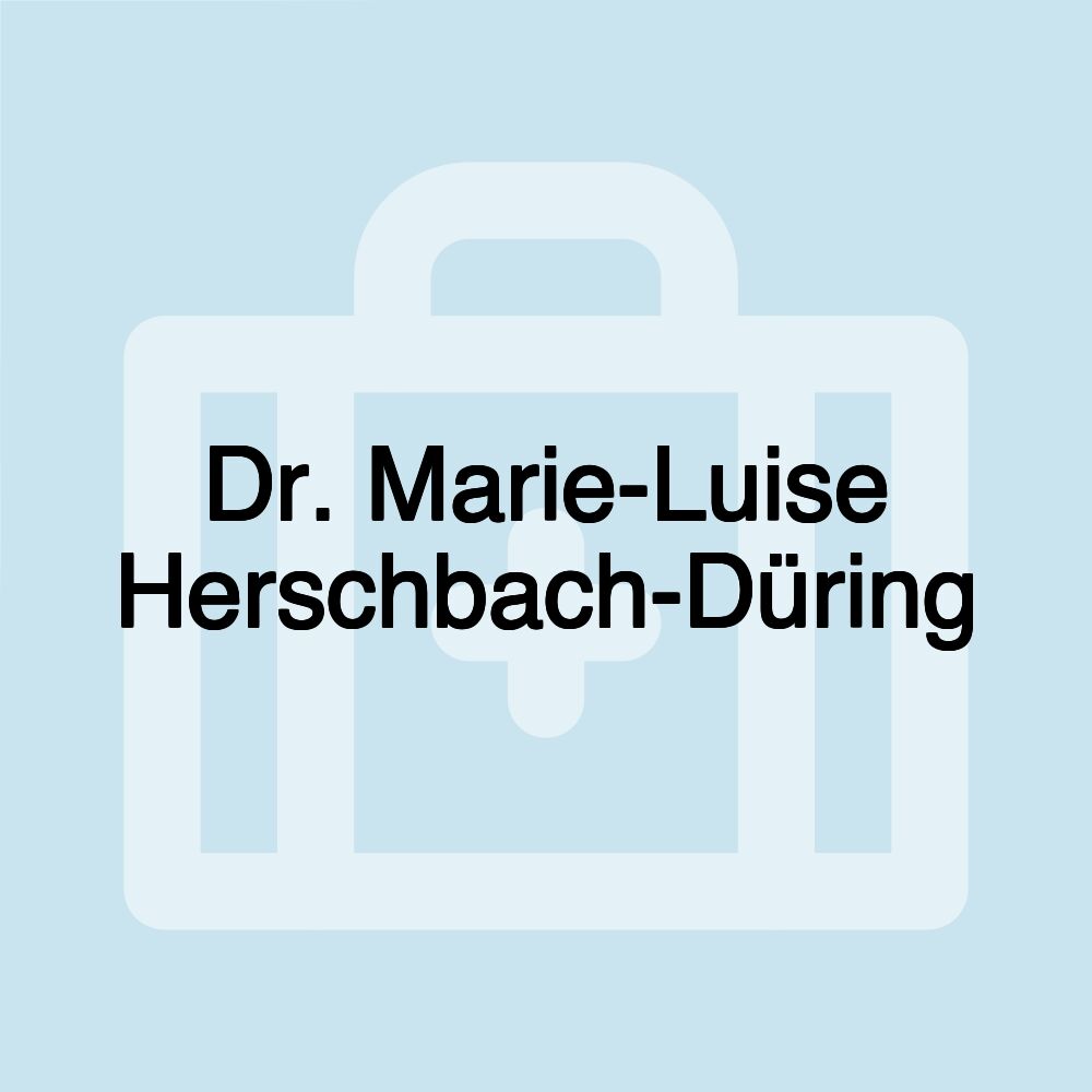 Dr. Marie-Luise Herschbach-Düring