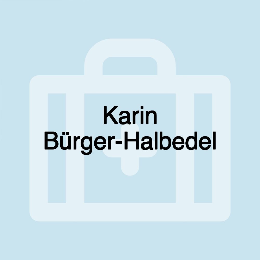 Karin Bürger-Halbedel