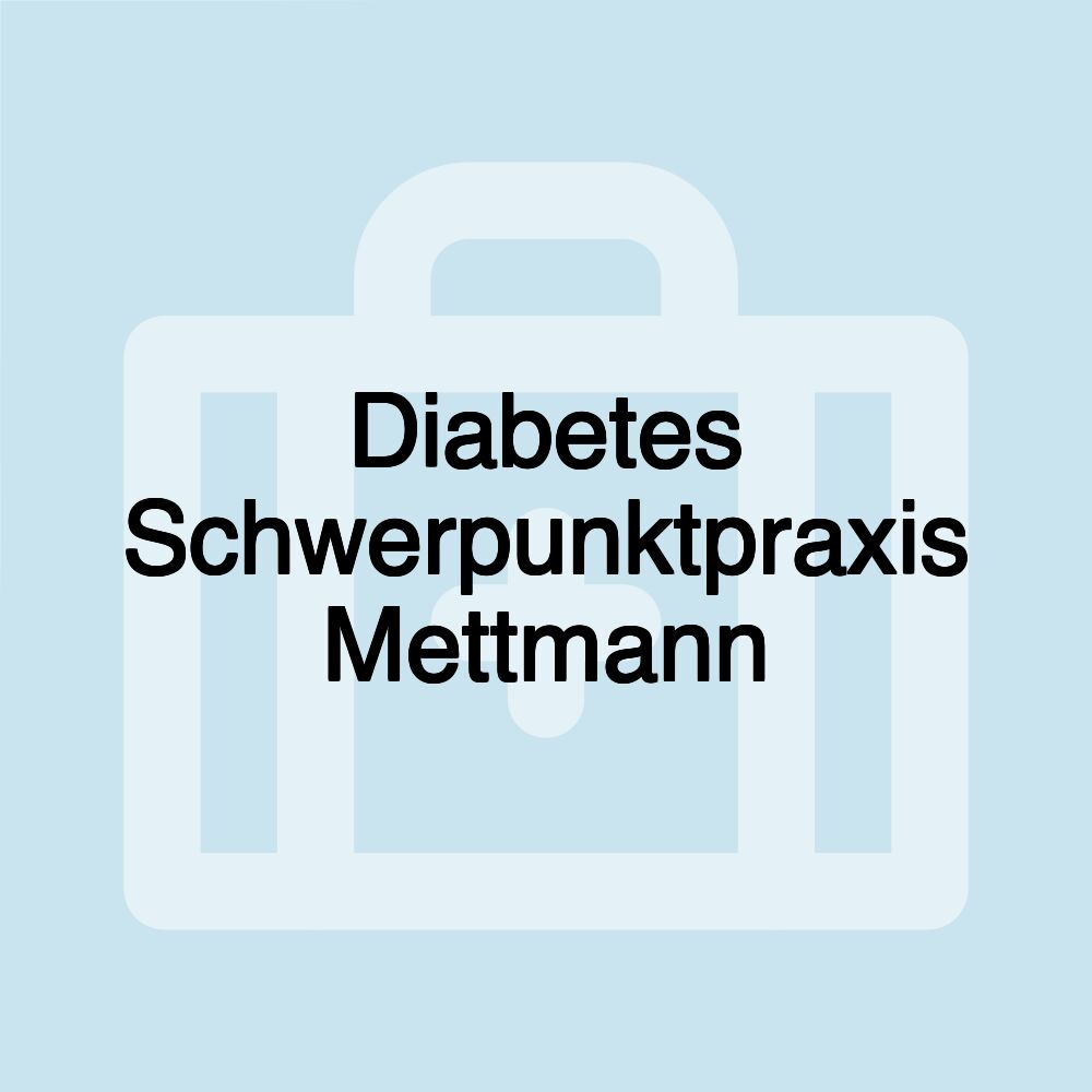 Diabetes Schwerpunktpraxis Mettmann