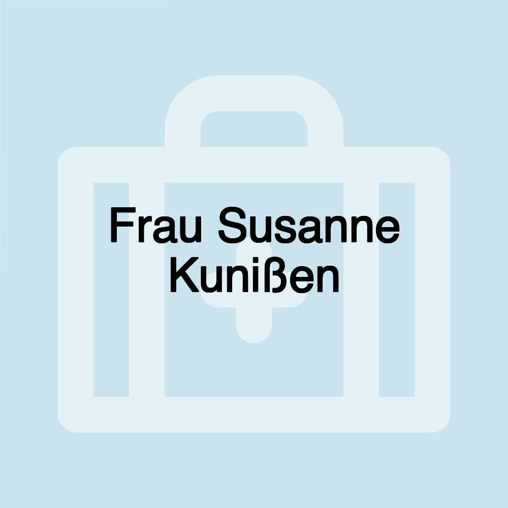 Frau Susanne Kunißen