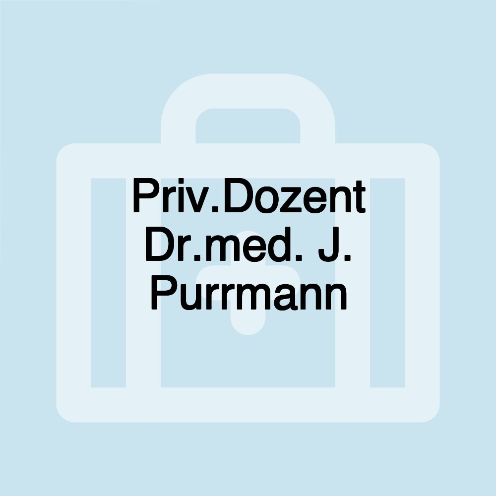 Priv.Dozent Dr.med. J. Purrmann