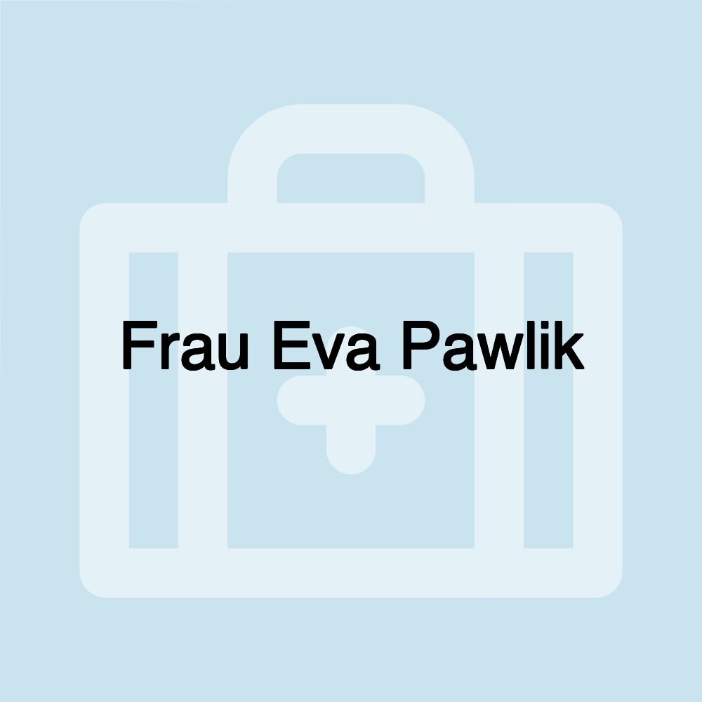 Frau Eva Pawlik