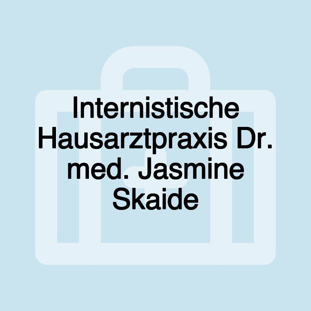 Internistische Hausarztpraxis Dr. med. Jasmine Skaide