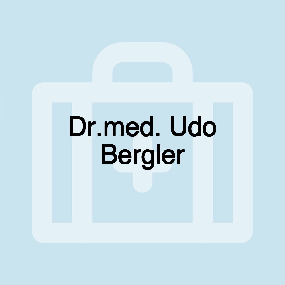 Dr.med. Udo Bergler