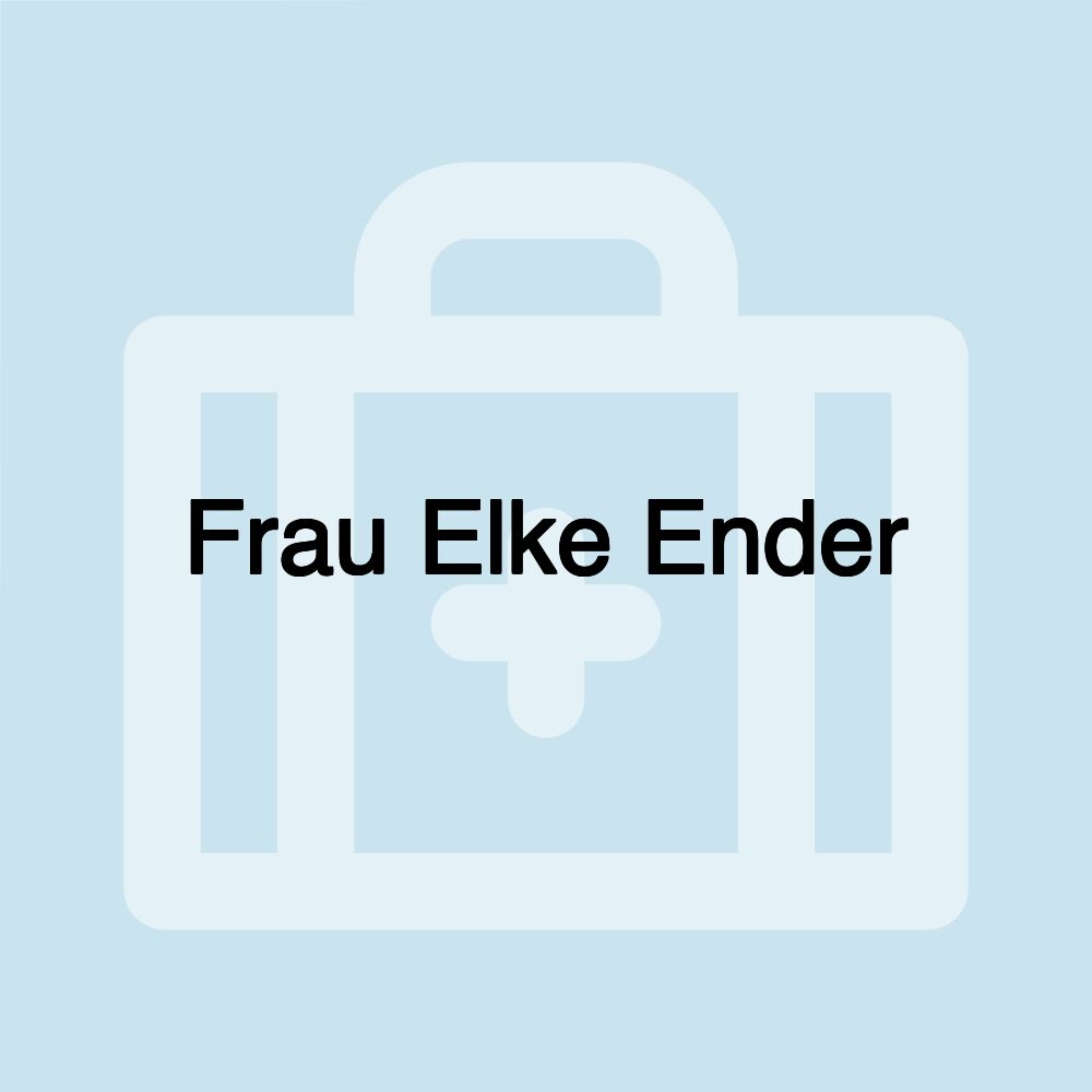 Frau Elke Ender