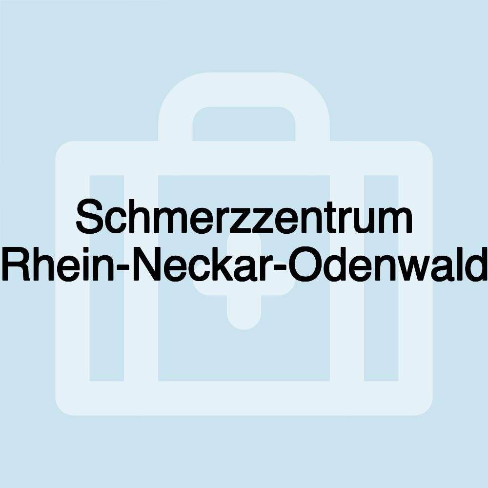 Schmerzzentrum Rhein-Neckar-Odenwald