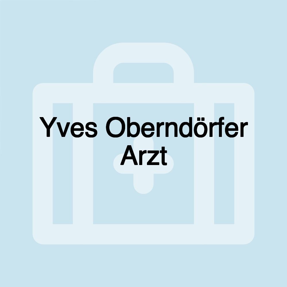 Yves Oberndörfer Arzt