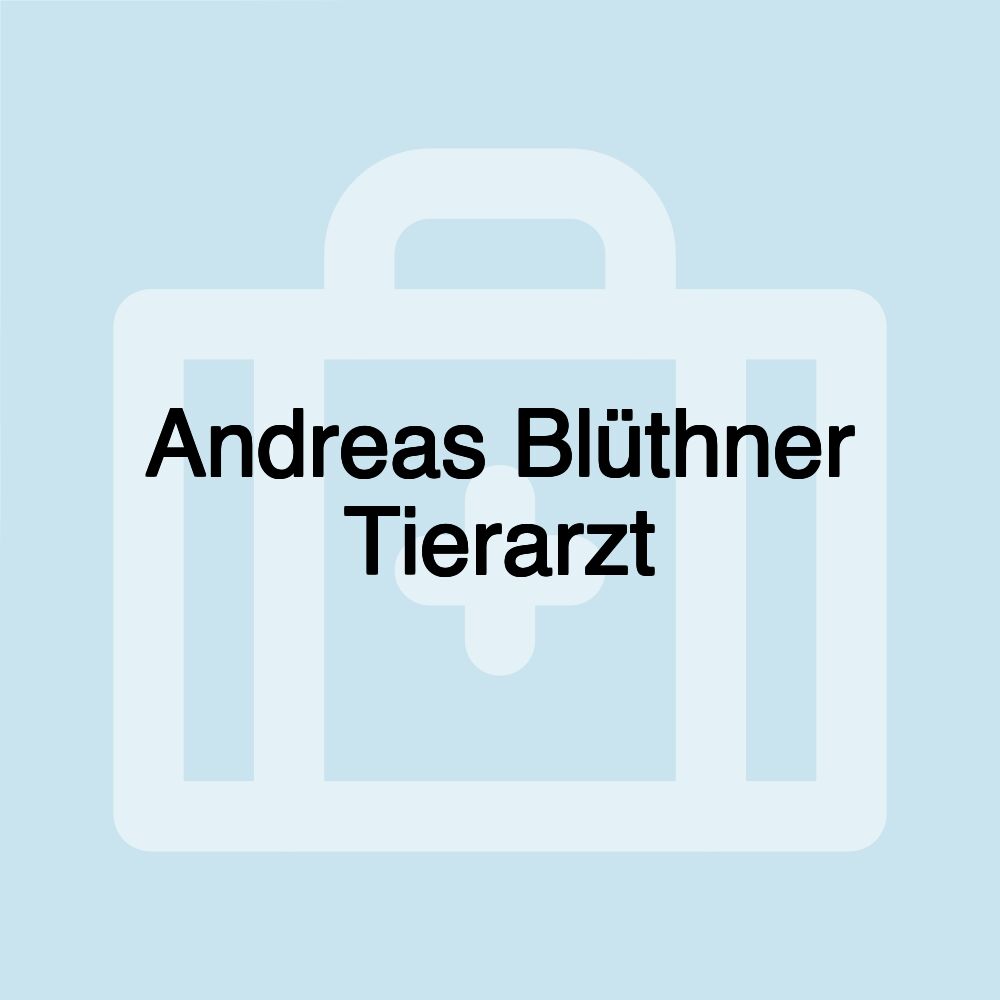 Andreas Blüthner Tierarzt