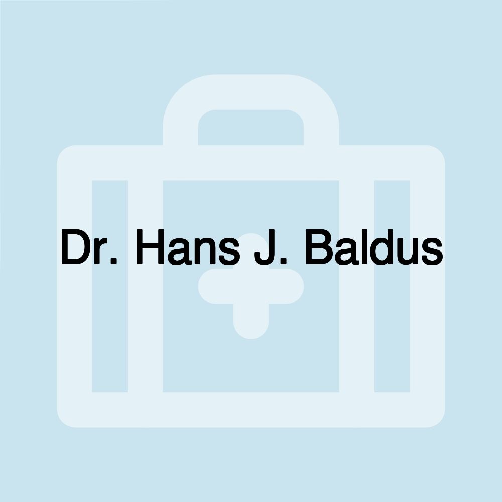 Dr. Hans J. Baldus