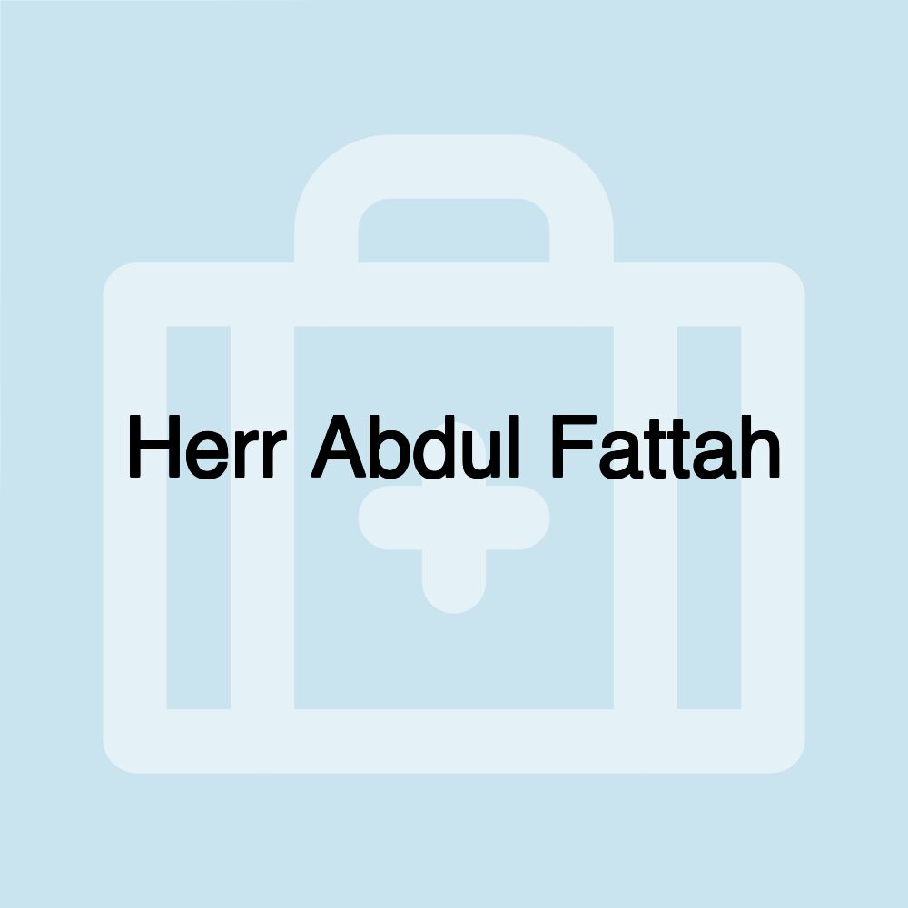 Herr Abdul Fattah