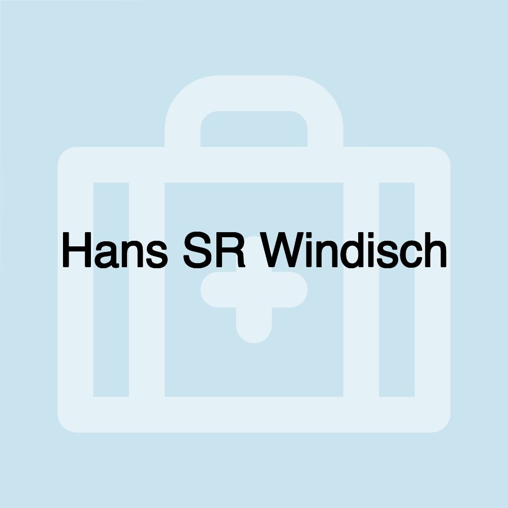 Hans SR Windisch