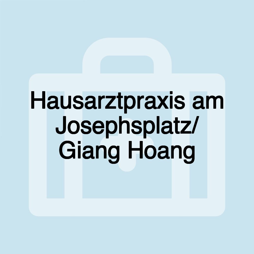 Hausarztpraxis am Josephsplatz/ Giang Hoang